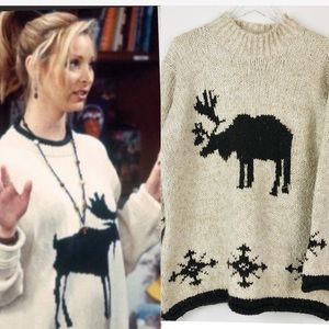 ASO Phoebe Buffay Friends ALT Moose Sweater